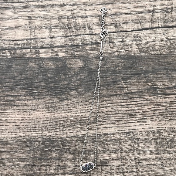 Kendra Scott Silver Necklace with Multicolor Pendant - Picture 4 of 4